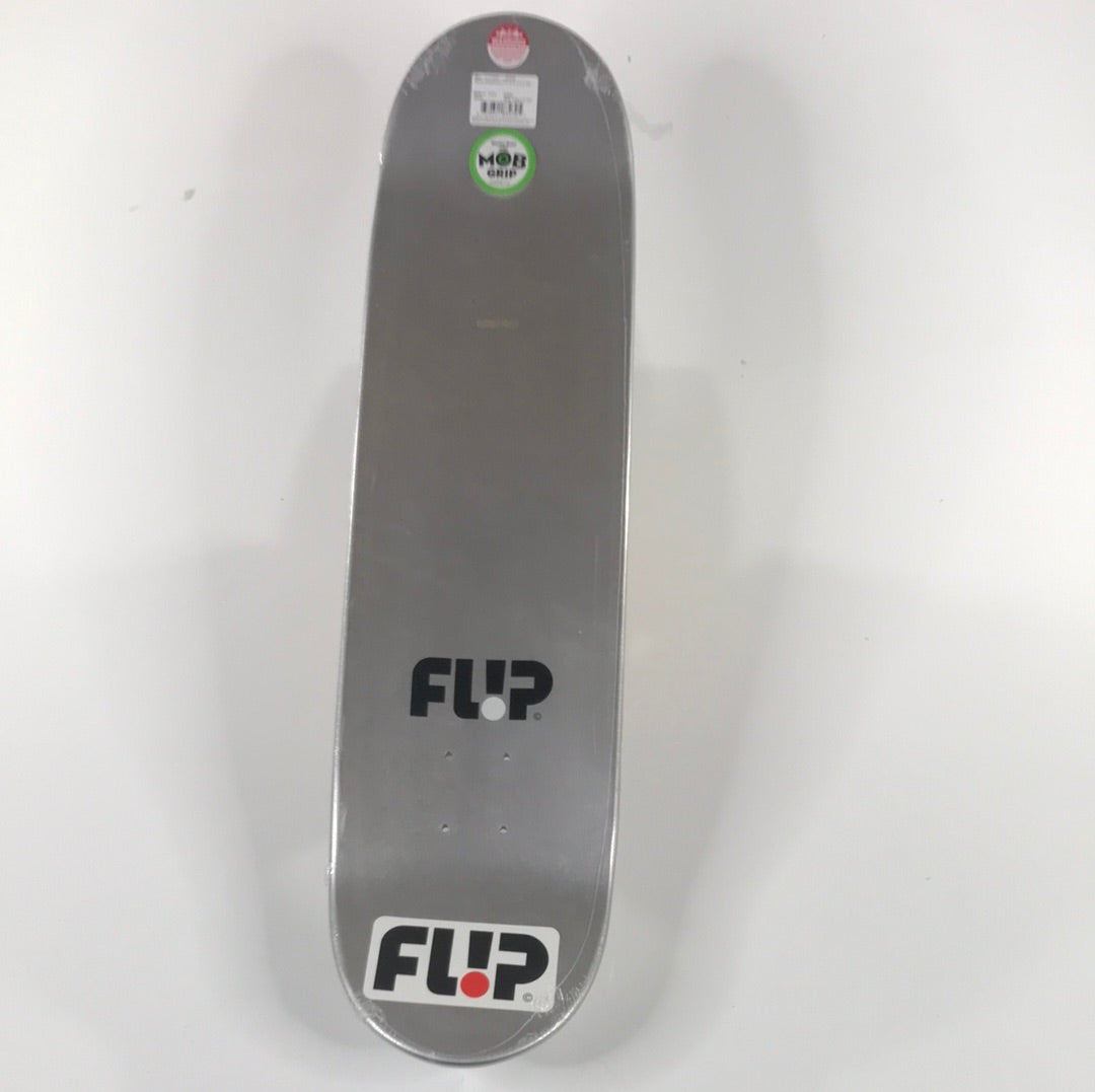 Flip Tom Penny Grey LoveShroom Silver 8 Skateboard Deck