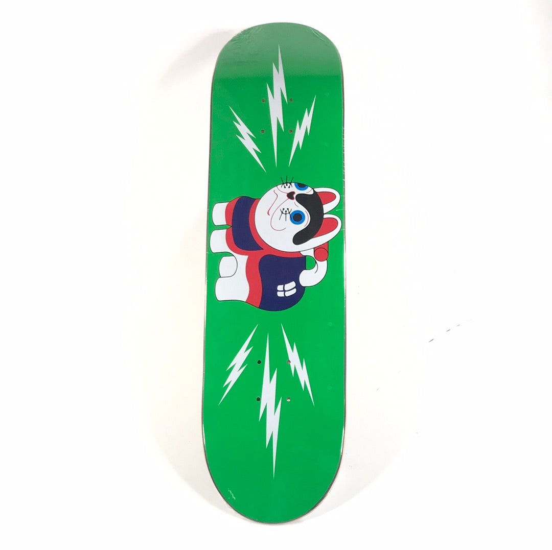 917 Team Lucky Cat Green 7.75' Skateboard deck