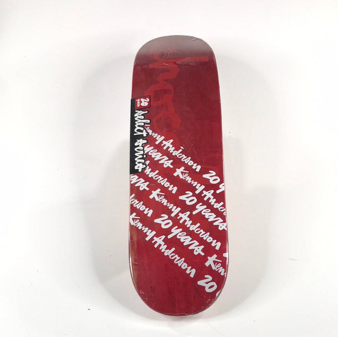 Chocolate Kenny Anderson 20 Years Red Size 8.5 Skateboard deck