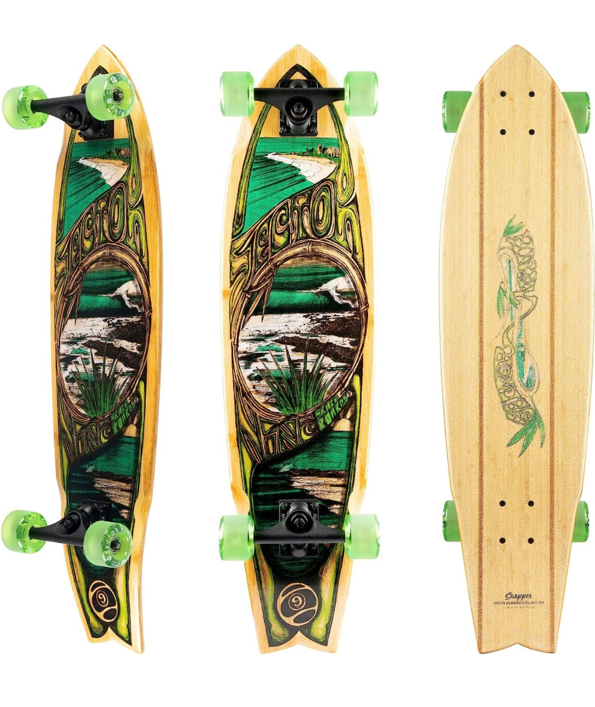 Sector Nine Snapper 34.0" X 8.75" Cruiser Complete Skateboard