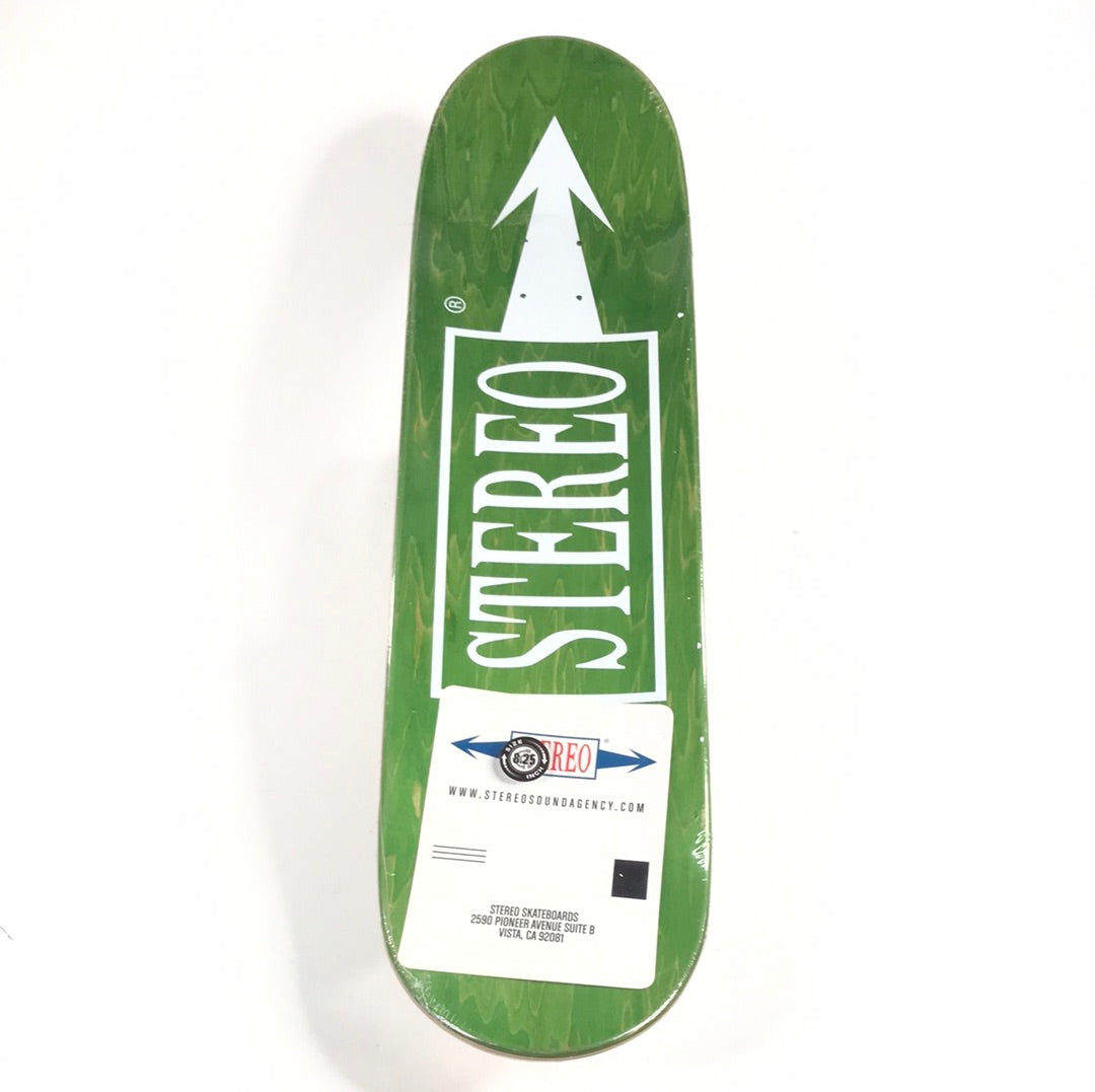 Stereo Jack Sabback The Sound Black/Green/Brown 8.25" Skateboard Deck