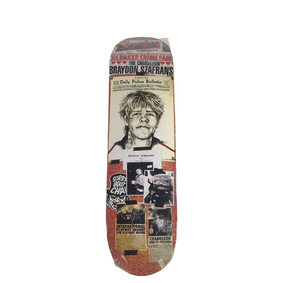 Baker Braydon Szafranski Wanted 8.0 Vintage NOS Deck