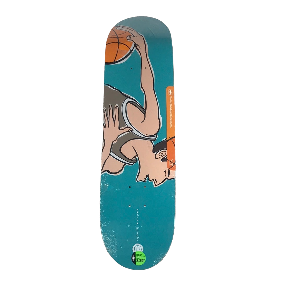 Girl Andrew Brophy B-Ball Blue 8.25" Skateboard Deck