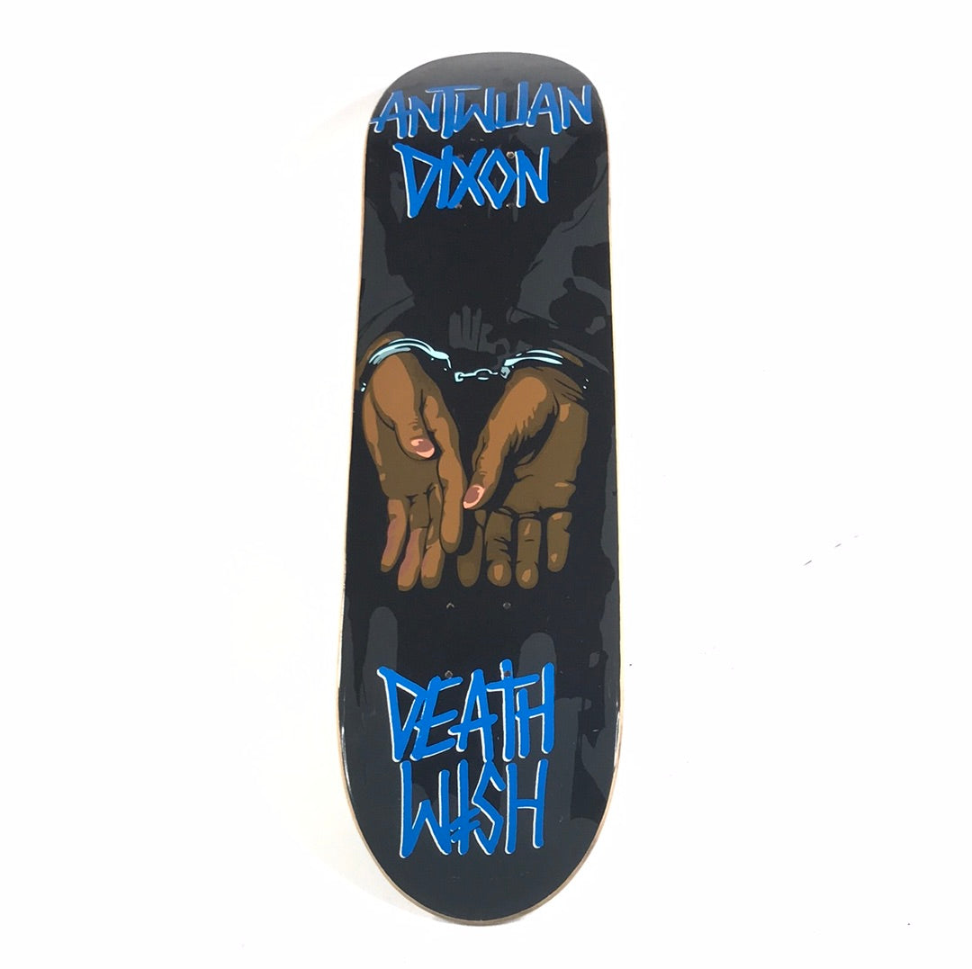 Deathwish Antwuan Dixon Jail Bird Blue Black Brown Size 8" Skateboard Deck