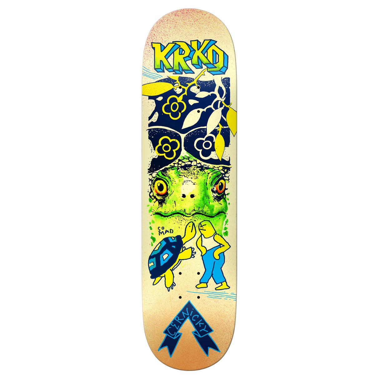 Krooked Eddie Cernicky Mad Turtle 8.5" True Fit Skateboard Deck