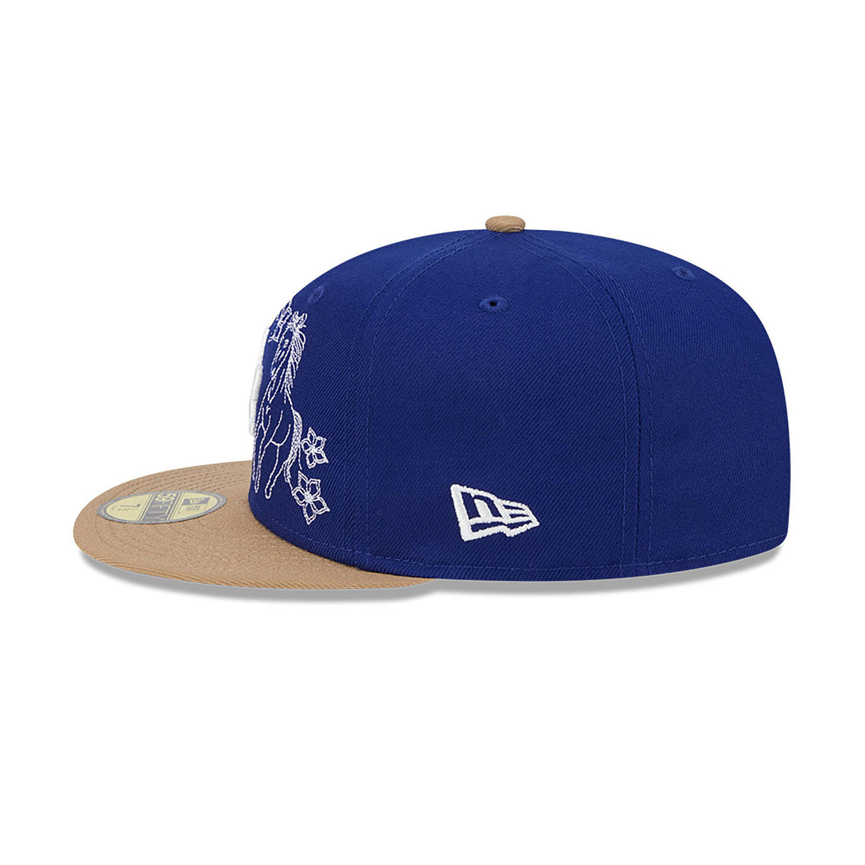 New Era Los Angeles Dodgers Western Khaki Blue & Tan 59Fifty Fitted Hat