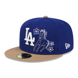 New Era Los Angeles Dodgers Western Khaki Blue & Tan 59Fifty Fitted Hat