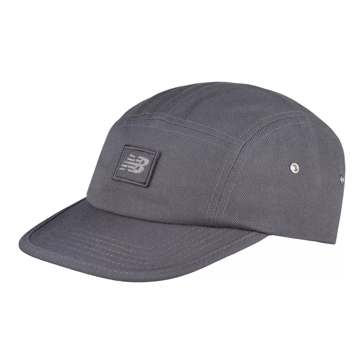 New Balance 5 Panel Lifestyle Flat Brim Graphite Strapback Hat
