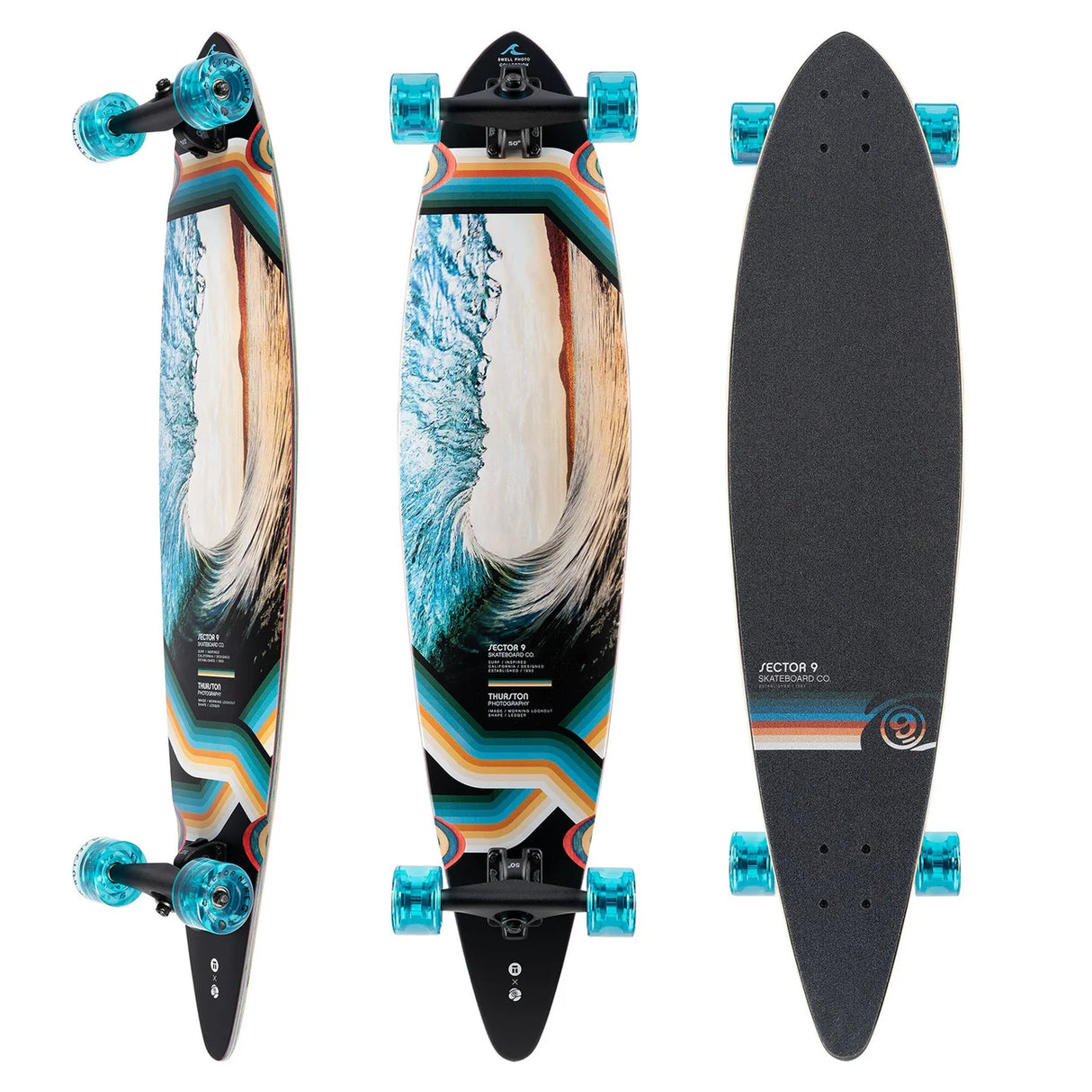 Sector Nine Ledger Launch 40" x 9.25" Longboard Complete
