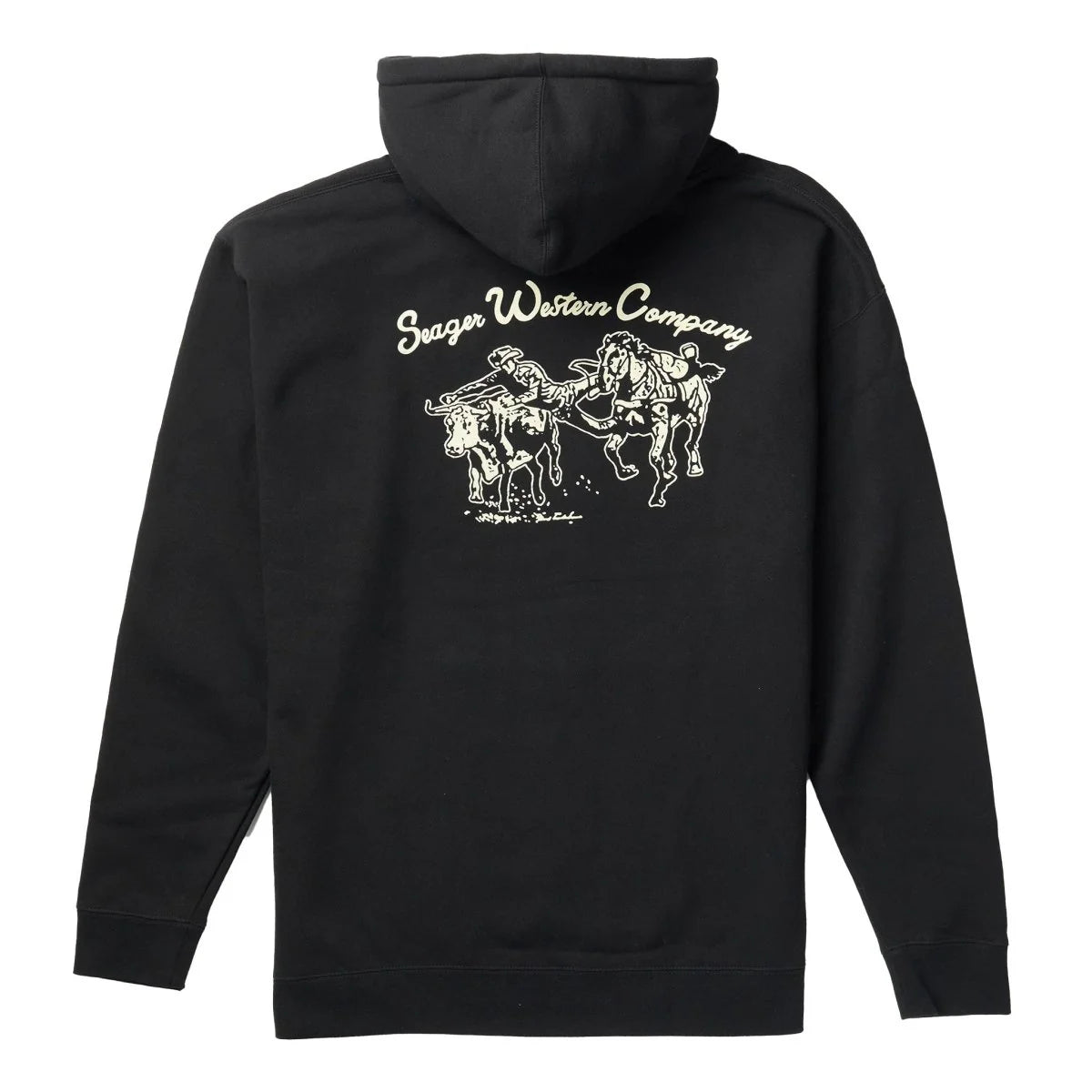Seager Los Rios Black Hooded Sweatshirt