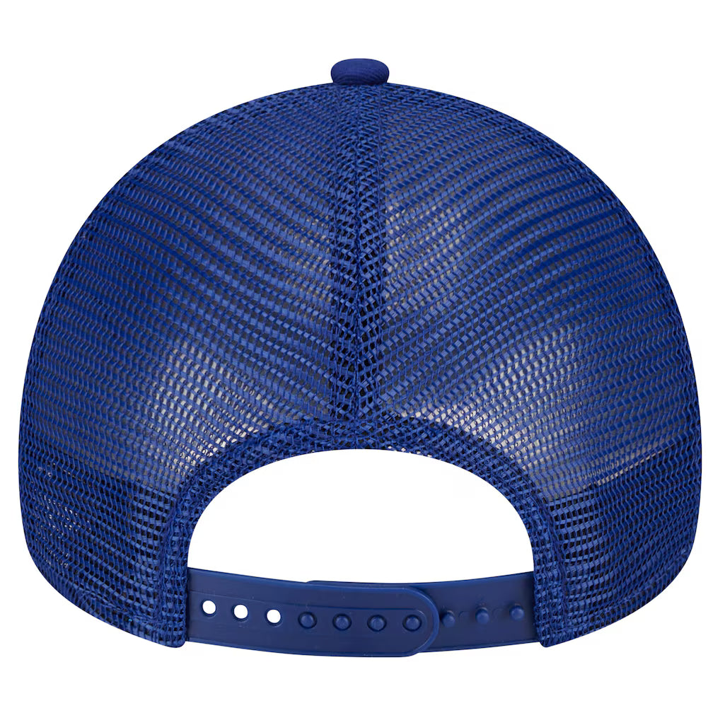 New Era Los Angeles Dodgers 940AF A-Frame Trucker Blue Snapback Hat