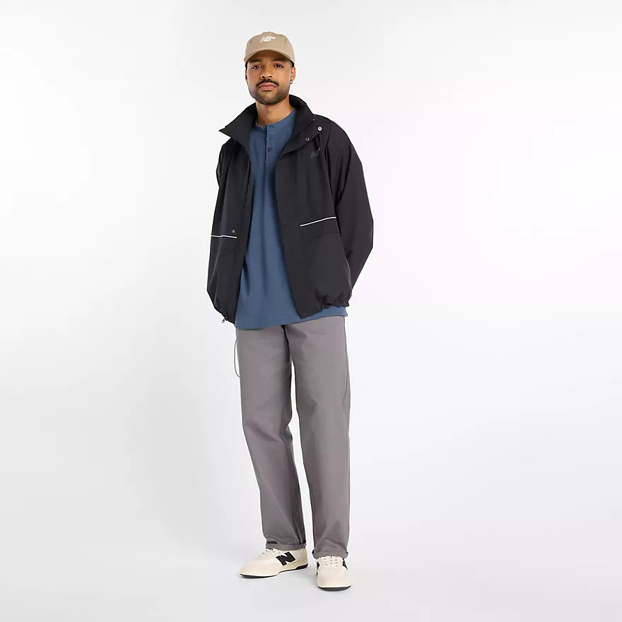 New Balance Numeric Vintage Indigo Waffle Knit L/s Henley