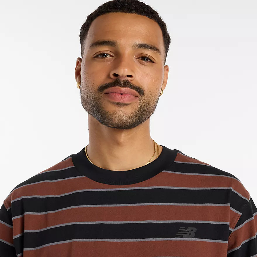 New Balance Numeric NB# Stripe Black S/s Shirt