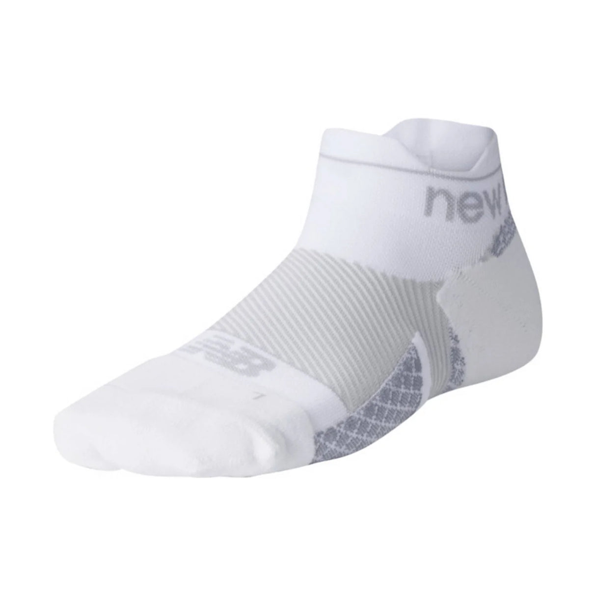 New Balance Heel Compression White Socks
