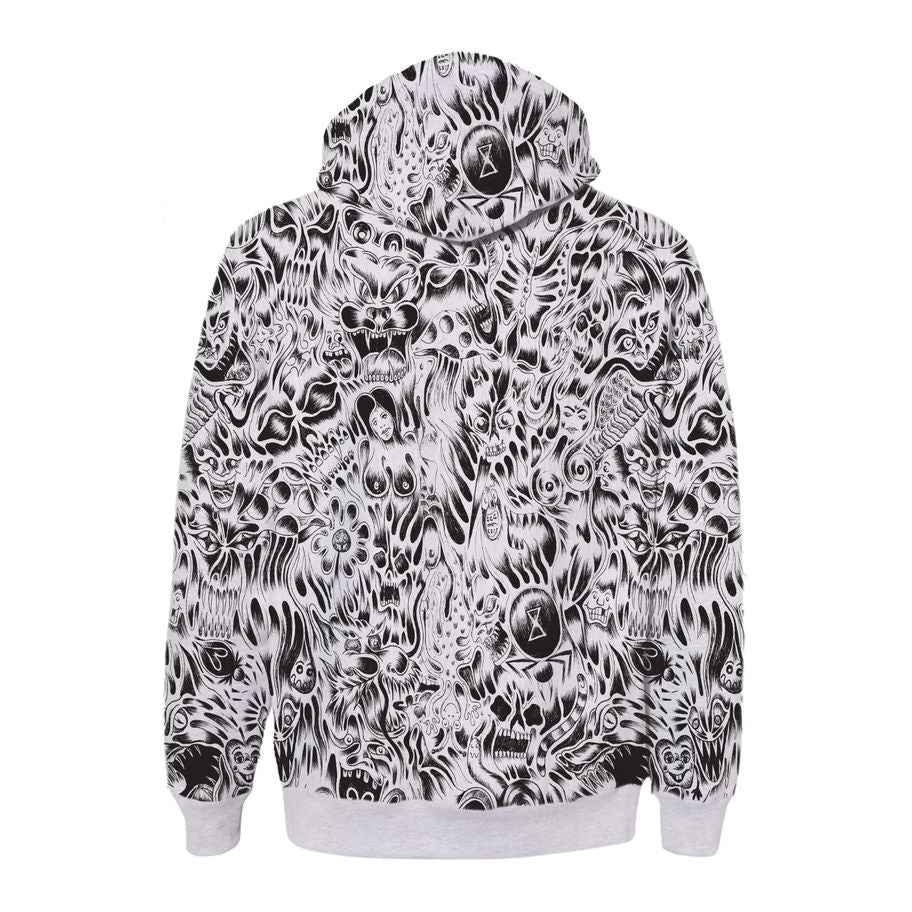 Baker Nightmare Heather Grey Hooded Sweatshirt