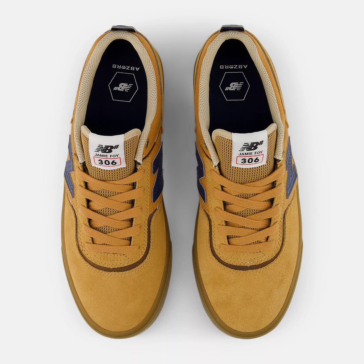 New Balance Numeric 306 Jamie Foy Wheat / Navy Shoes (NM306TNB)
