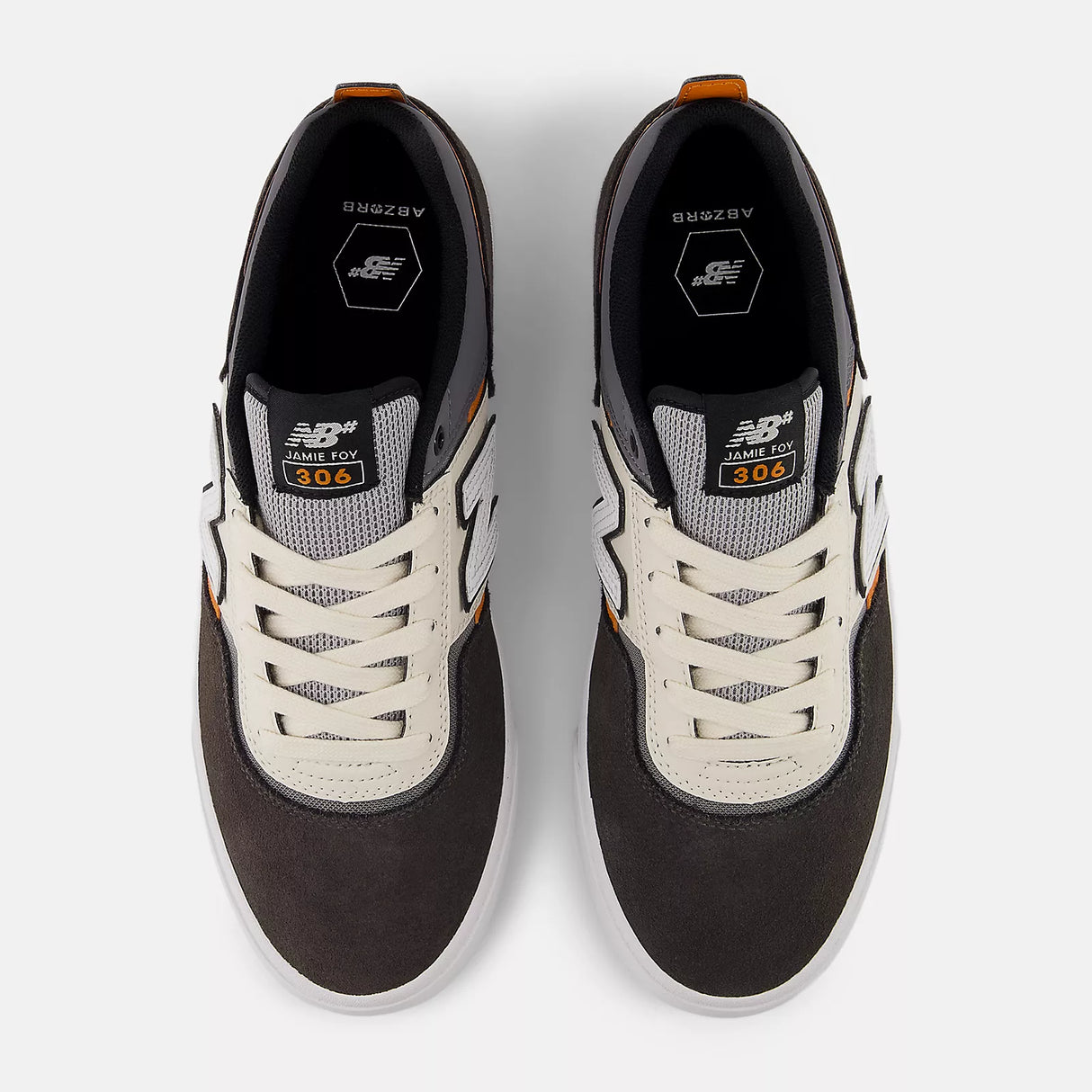 New Balance Numeric 306 Jamie Foy Dark Grey / Sea Salt Shoes (NM306TRZ)