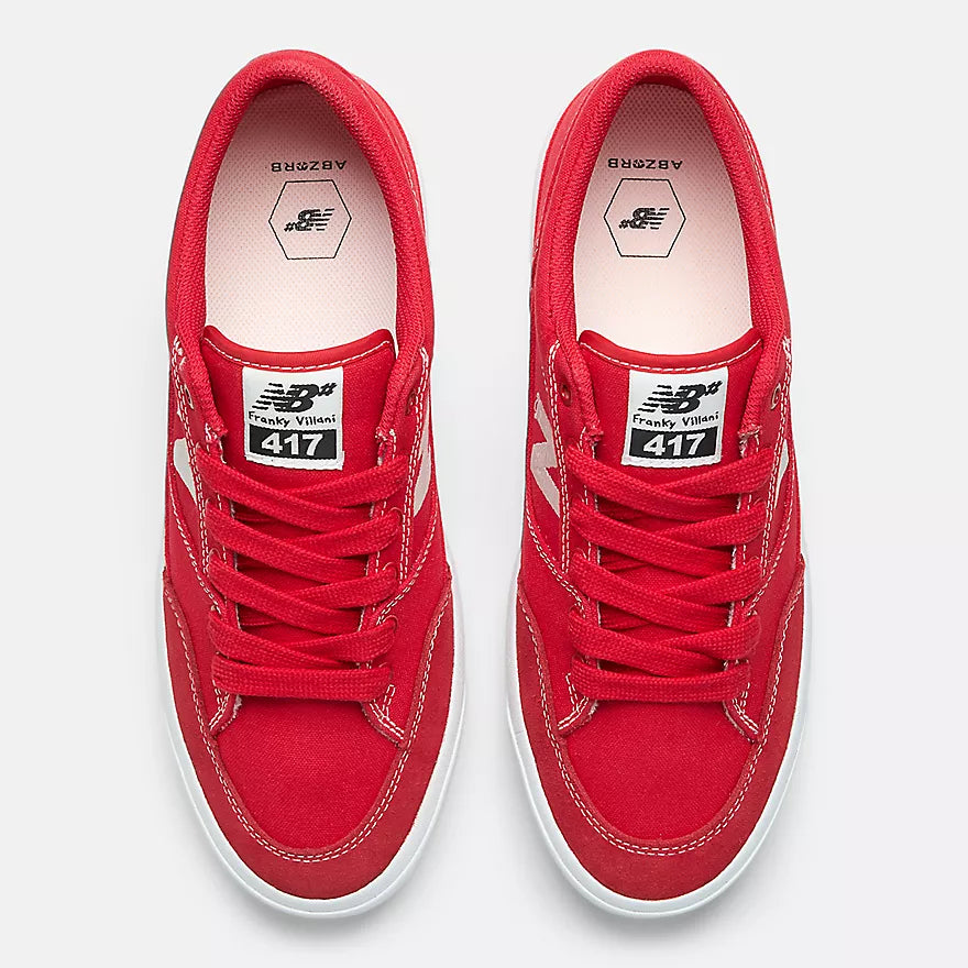New Balance Numeric 417 Low Franky Red/White Shoes