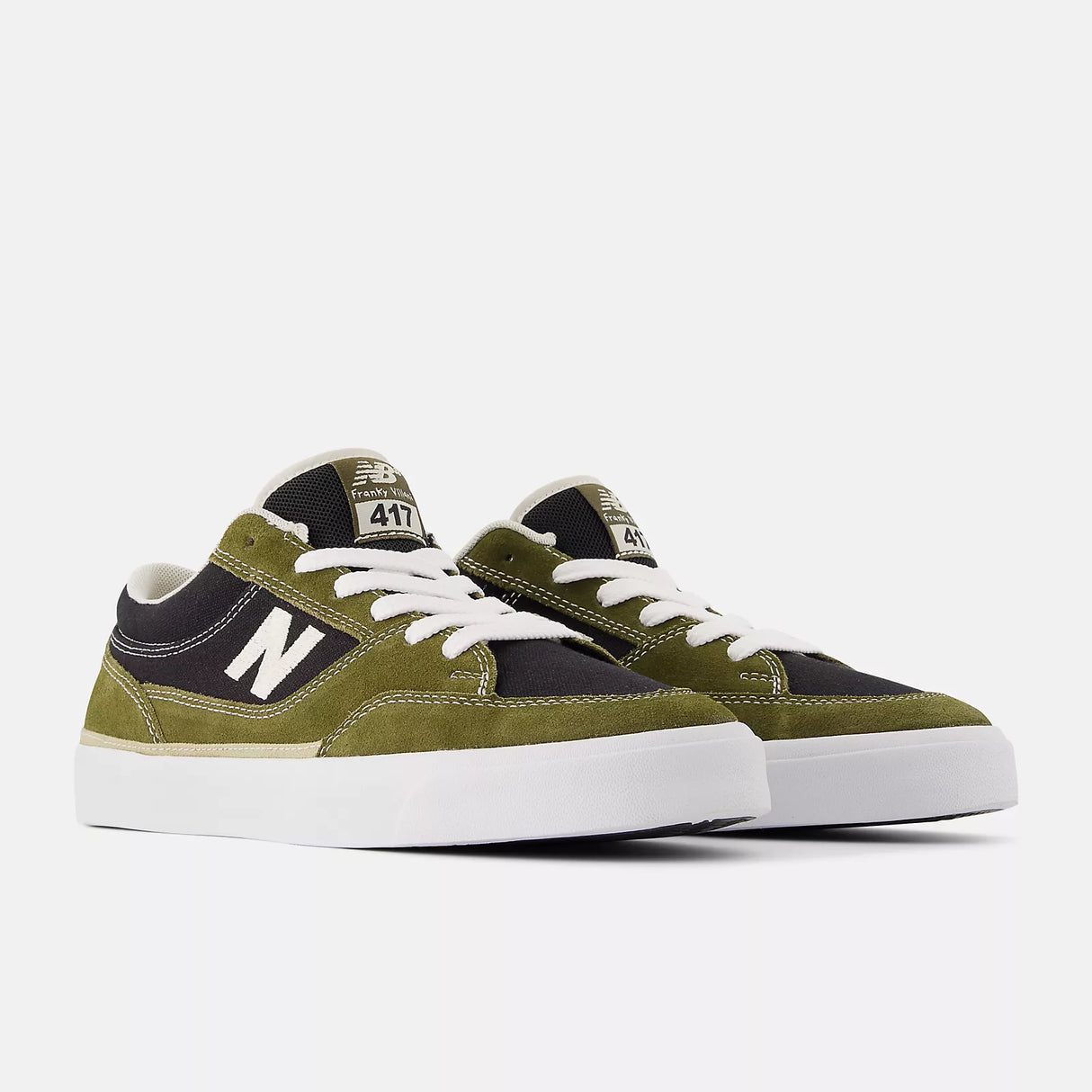New Balance Numeric 417 Low Franky Dark Olive / Black Shoes (NM417LBN)