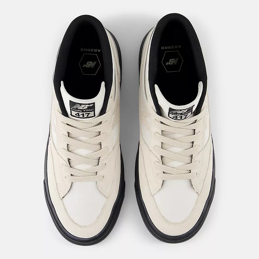 New Balance Numeric 417 Franky Villani Sea Salt Black Shoes
