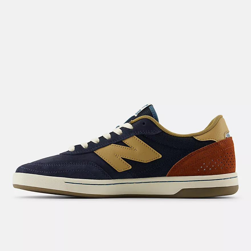 New Balance Numeric 440 V2 Navy Tan Shoes (NM440BWT)