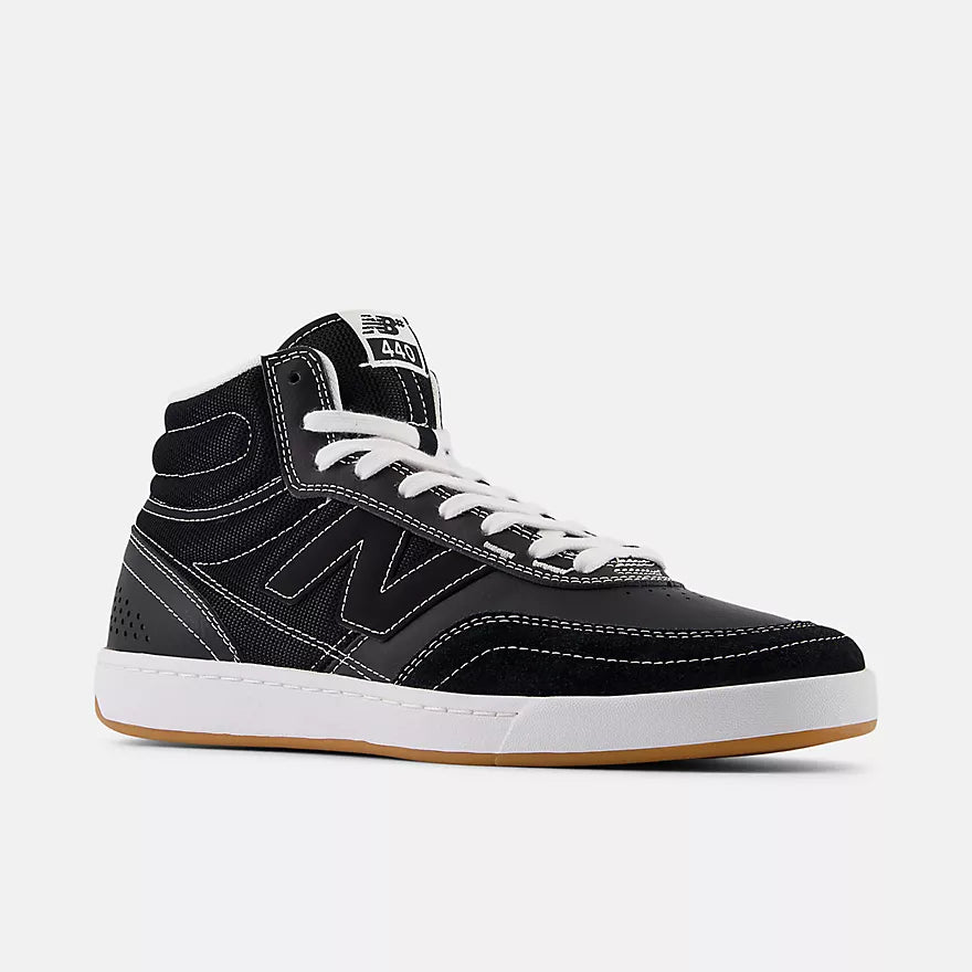 New Balance Numeric 440 High V2 Black/White Shoes