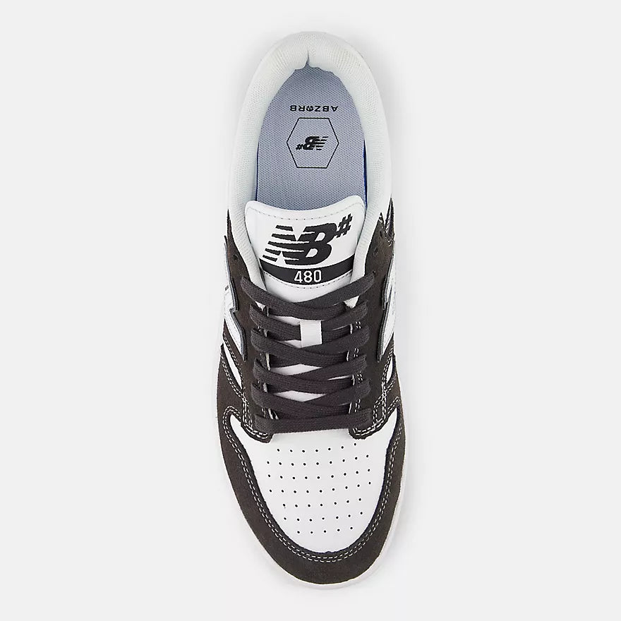 New Balance Numeric 480 Dark Grey White Shoes
