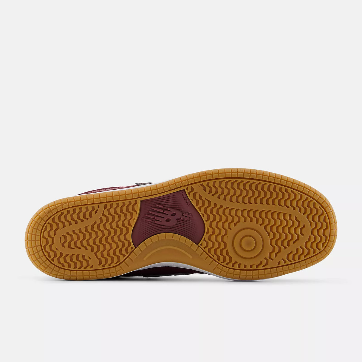 New Balance Numeric 480 Burgundy White Gum Shoes