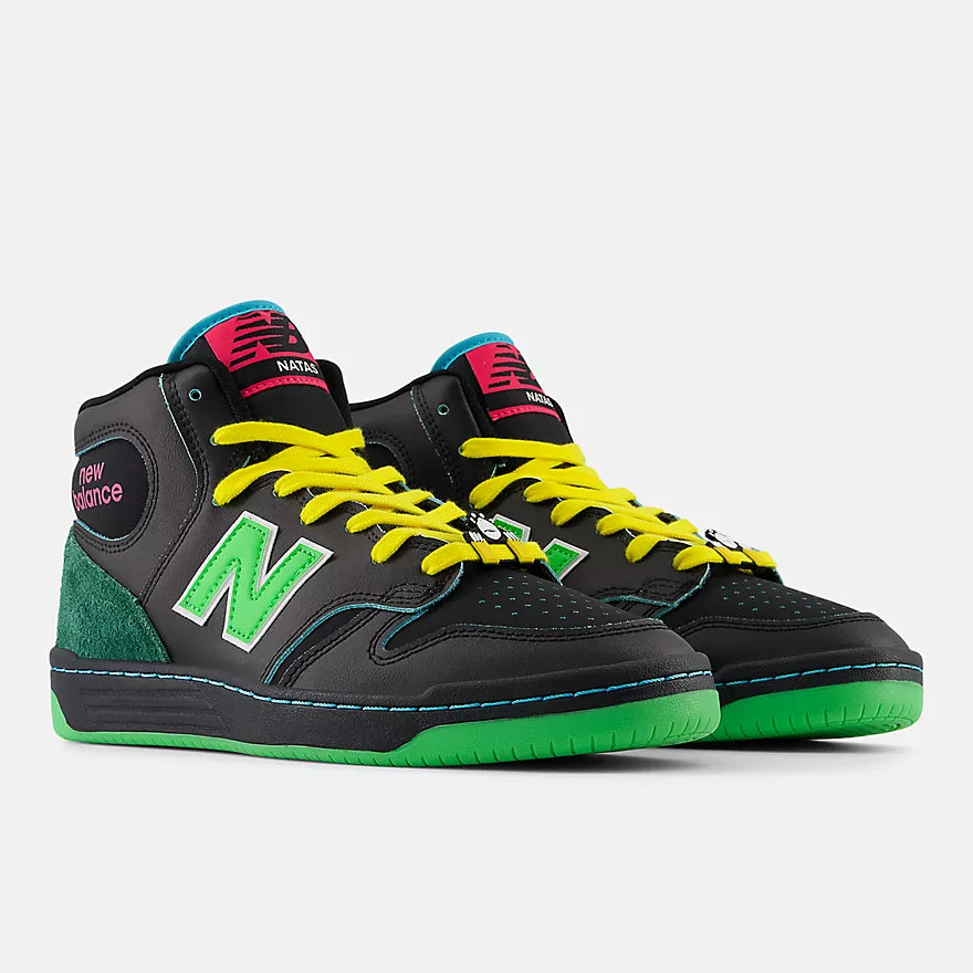 New Balance Numeric 480 High x Natas Kaupas Black/Green Shoes (NM480HSN)