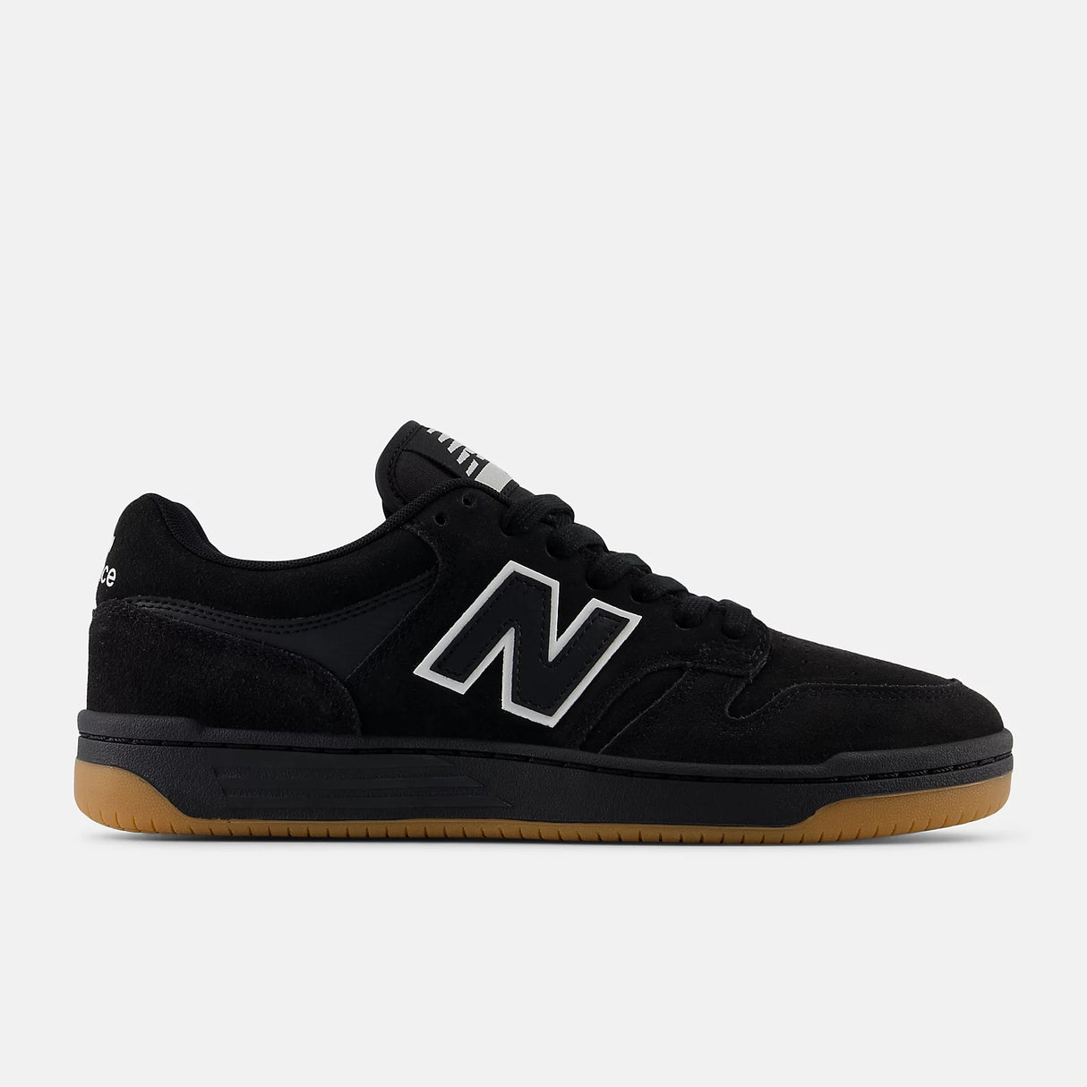 New Balance Numeric 480 Black/Black/Gum Shoes (NM480SBW)