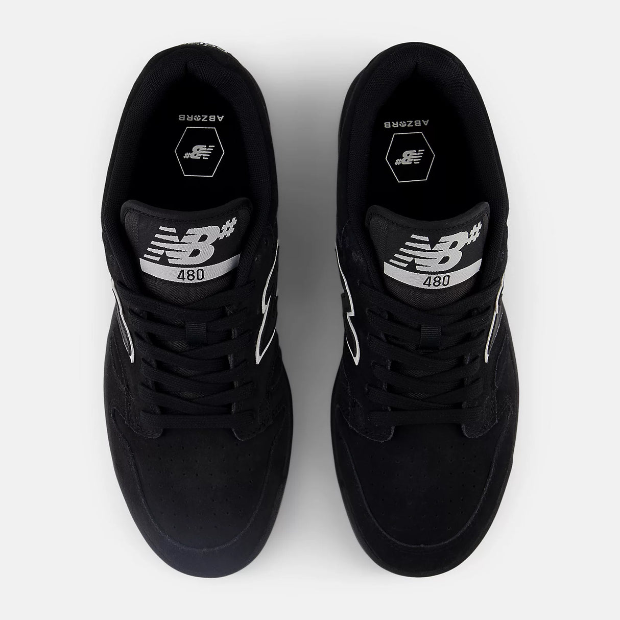 New Balance Numeric 480 Black/Black/Gum Shoes (NM480SBW)