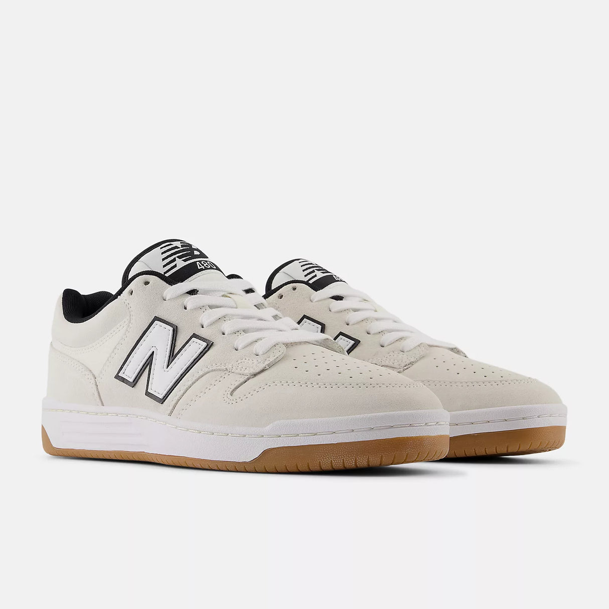 New Balance Numeric 480 Cream/White/Gum Shoes (NM480SWG)