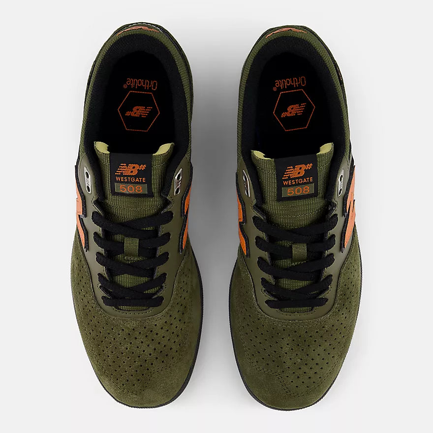 New Balance Numeric 508 Westgate Olive/Orange Shoes