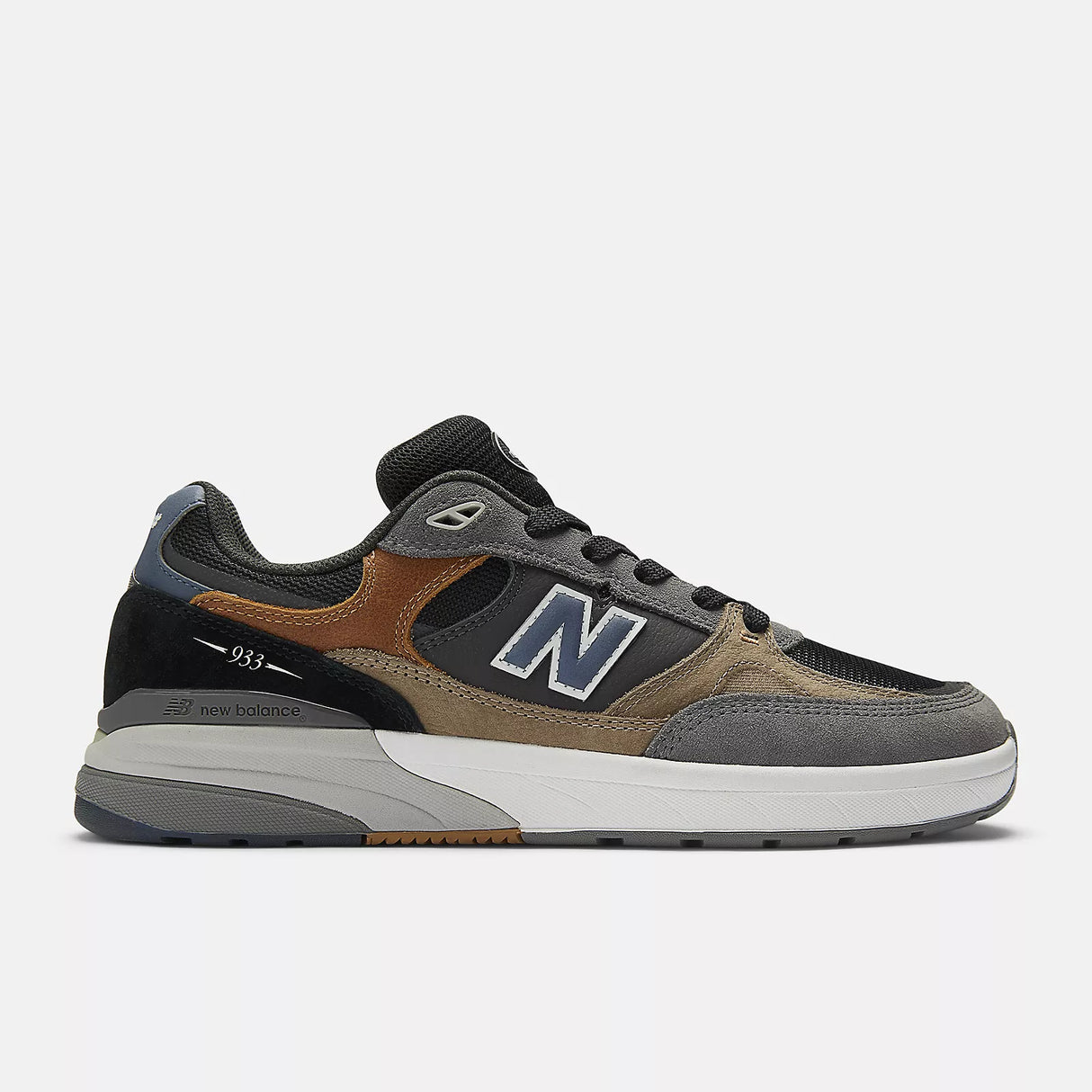 New Balance Numeric 933 WIDE Andrew Reynolds Grey/Brown Shoes