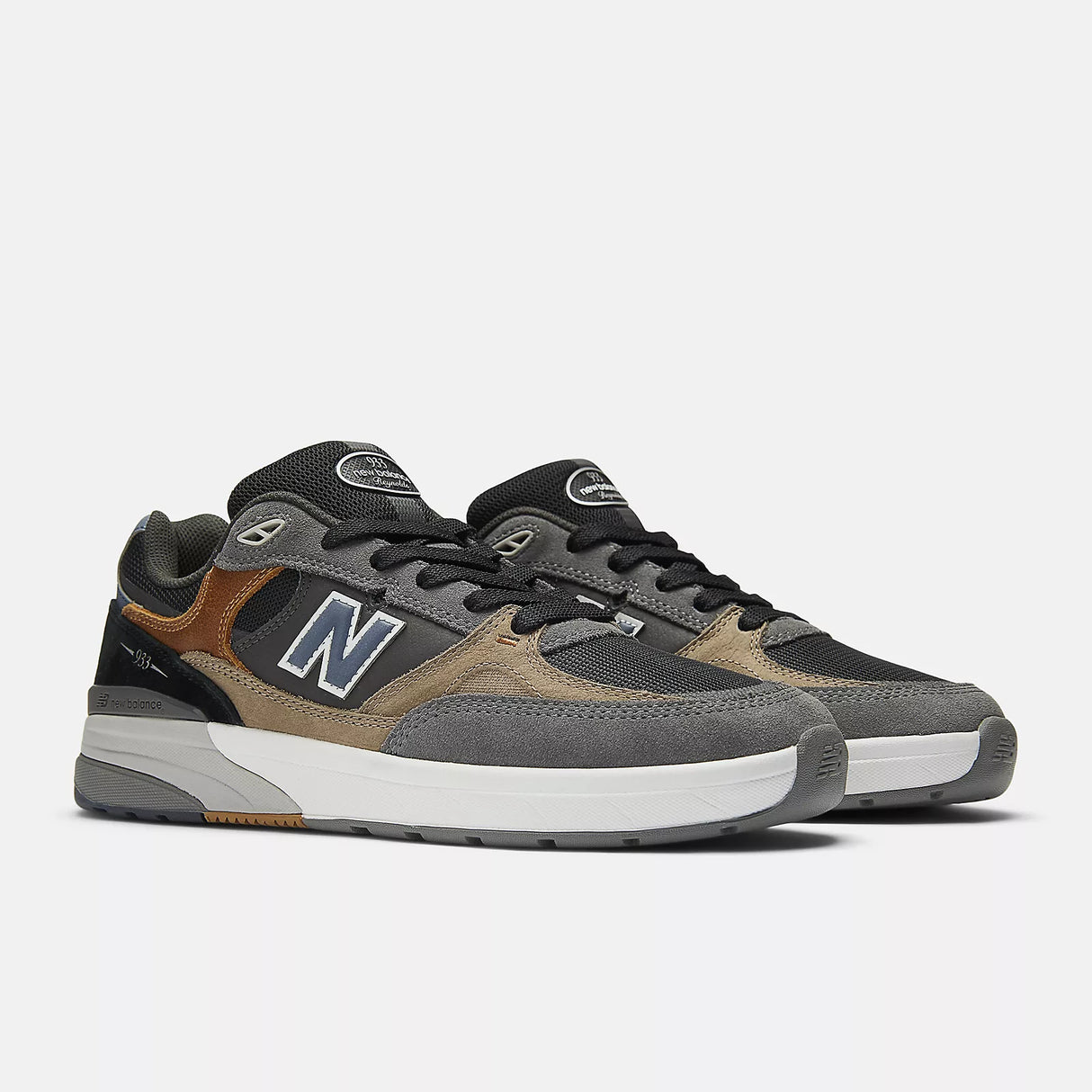 New Balance Numeric 933 Andrew Reynolds Grey/Brown Shoes (NM933MLT)