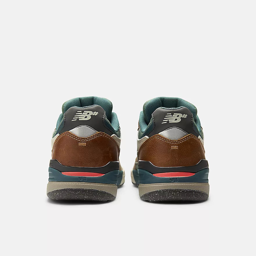 New Balance Numeric 933 WIDE Andrew Reynolds Tan Teal Shoes