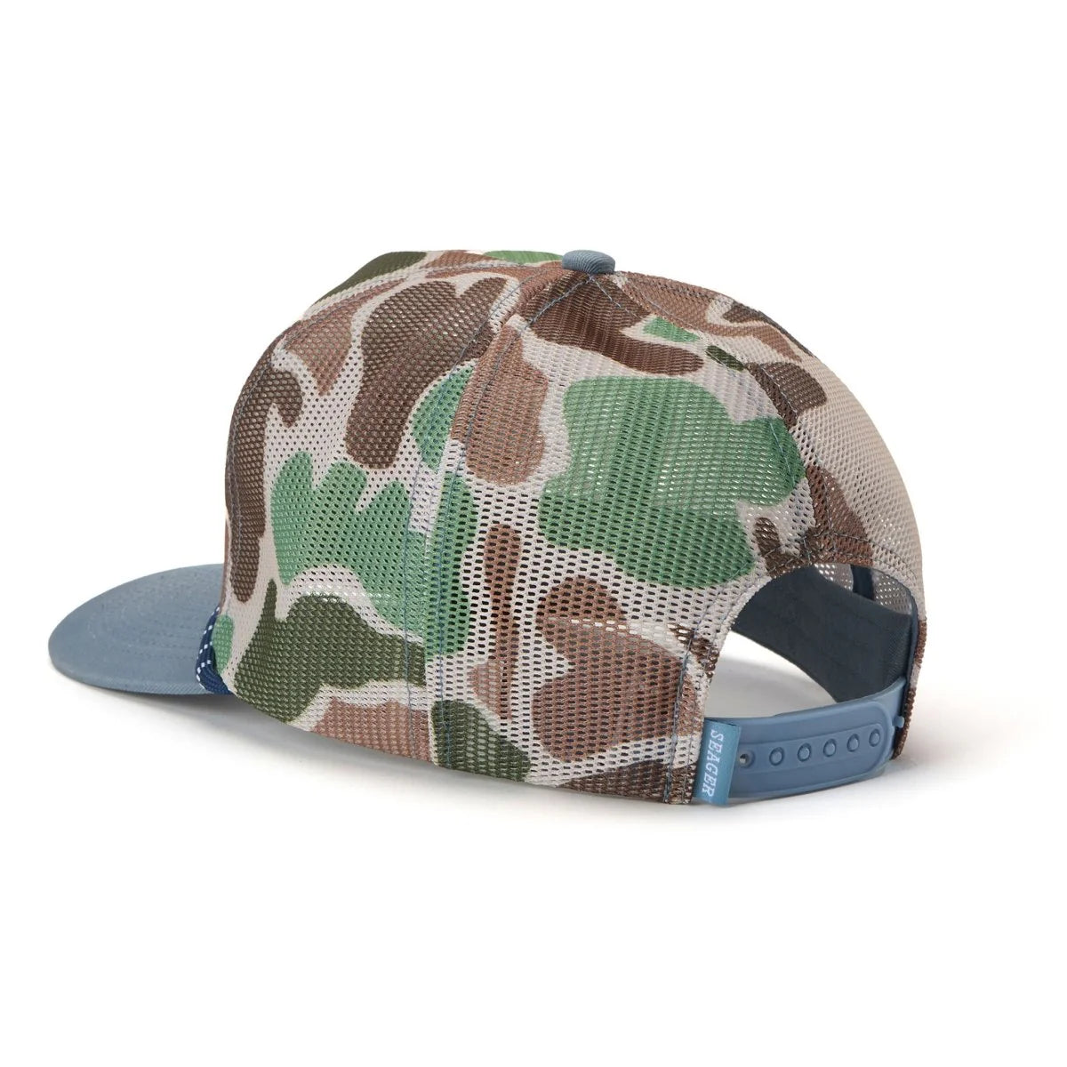 Seager Old Town Camo All Mesh Snapback Hat