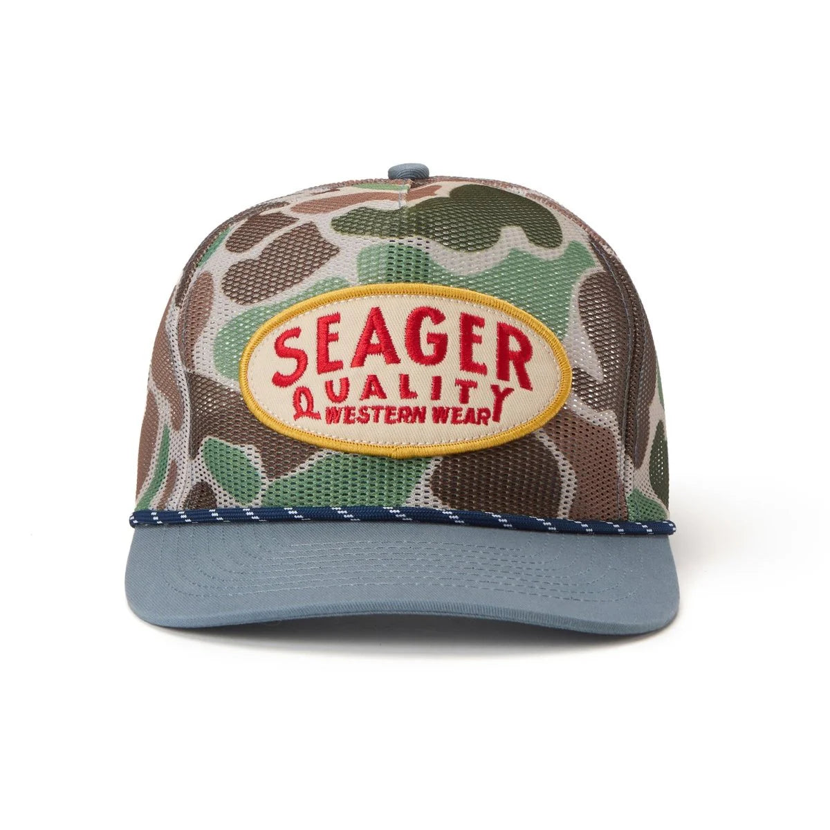 Seager Old Town Camo All Mesh Snapback Hat