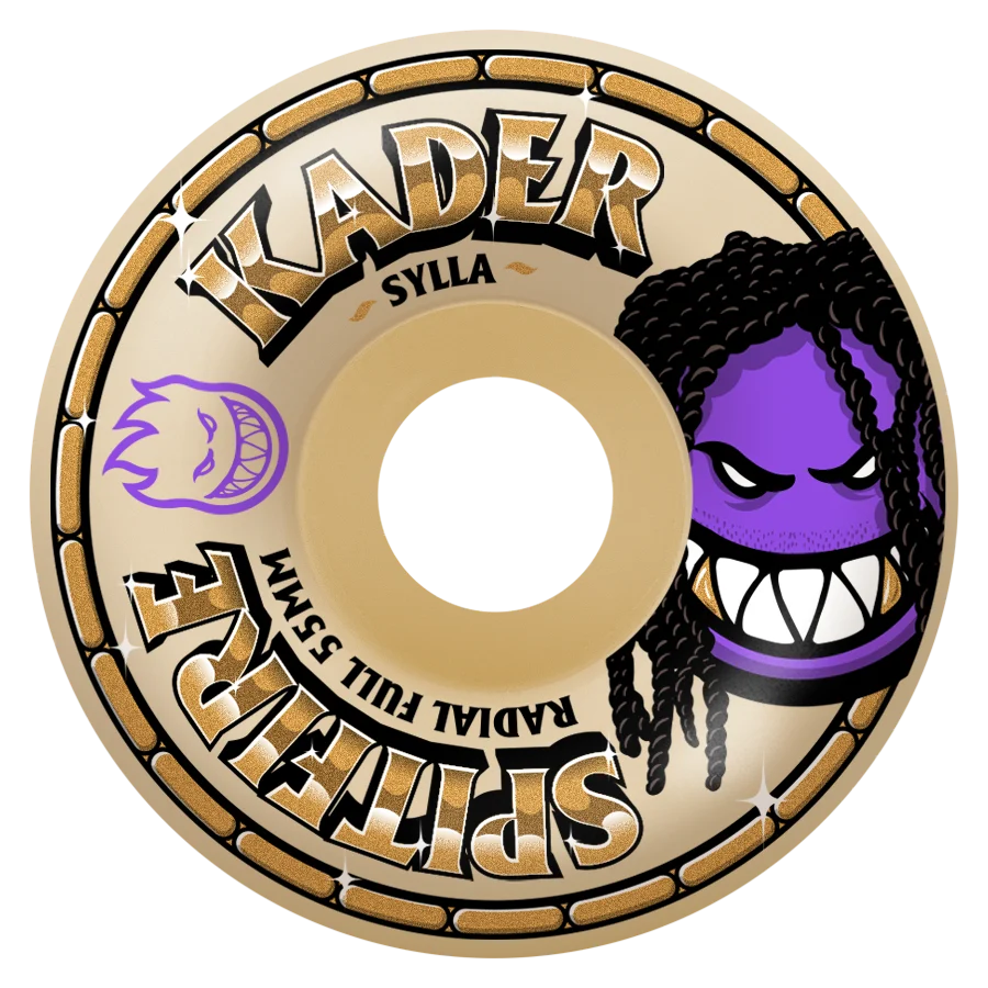 Spitfire F4 99A Kader Rolly Radial Full 55mm Skateboard Wheels