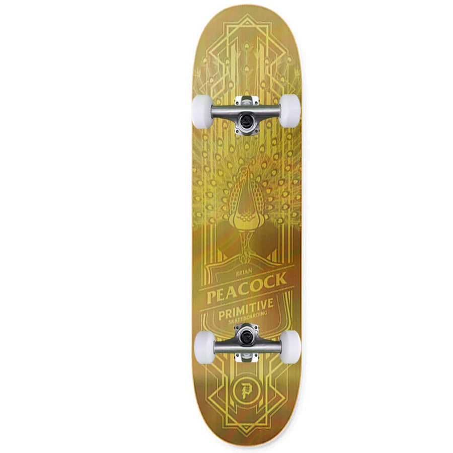 Primitive Peacock Holofoil 7.875" Premium Complete Skateboard