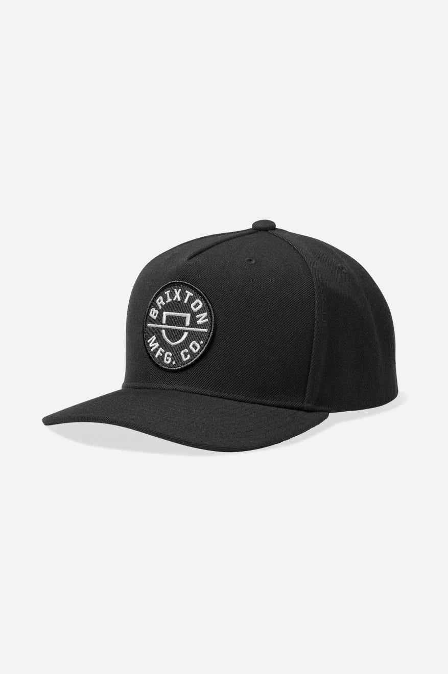 Brixton Good Times C MP Black White Cap Snapback Hat