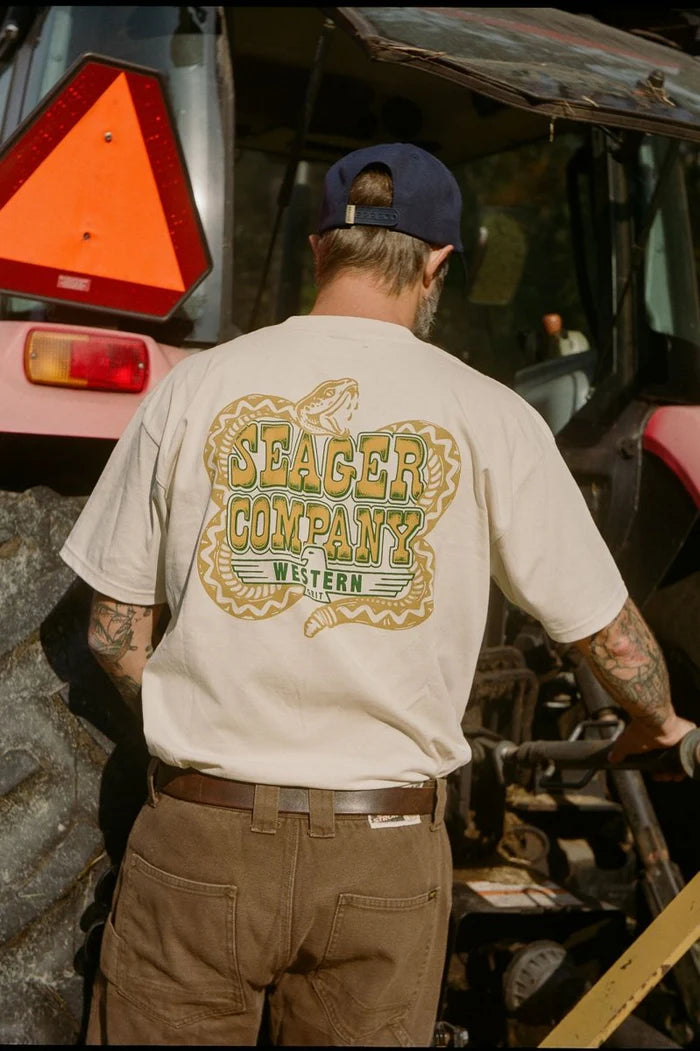 Seager Rattler Vintage White S/s Shirt