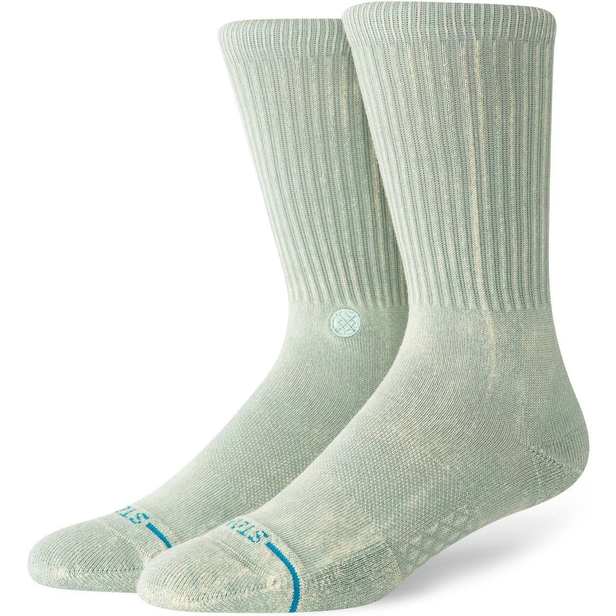Stance Icon Dyed Sea Green Crew Socks