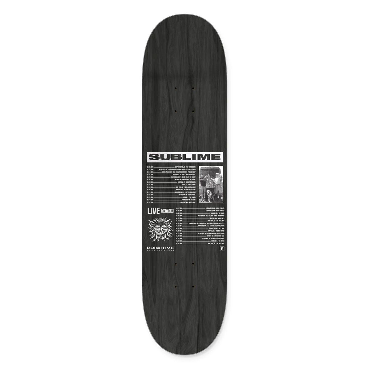 Primitive x Sublime Rise 8.5" Skateboard Deck