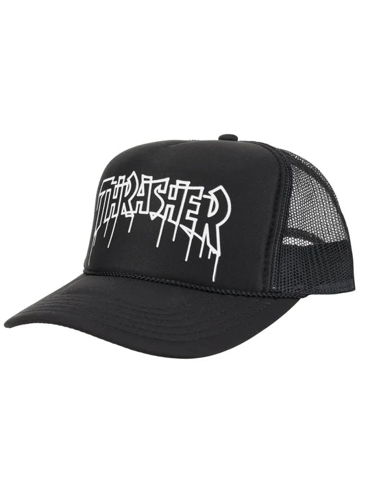 Thrasher One-Liner Trucker Snapback Hat