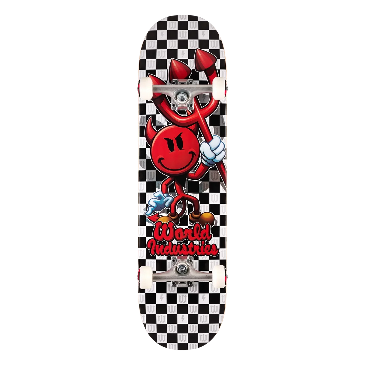 World Industries Checker Devilman Multi 8.5" Skateboard Complete