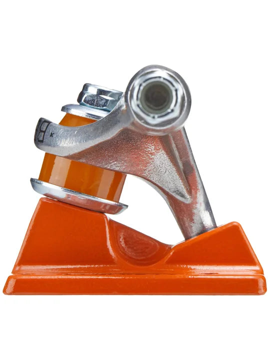 Independent Elijah Berle Skull Silver/Orange Standard Truck