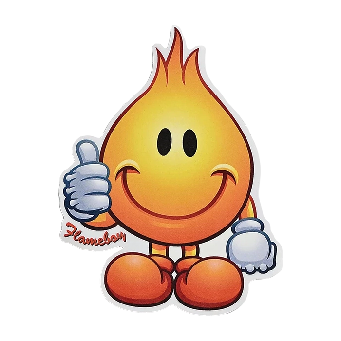 World Industries Flameboy Die Cut Sticker
