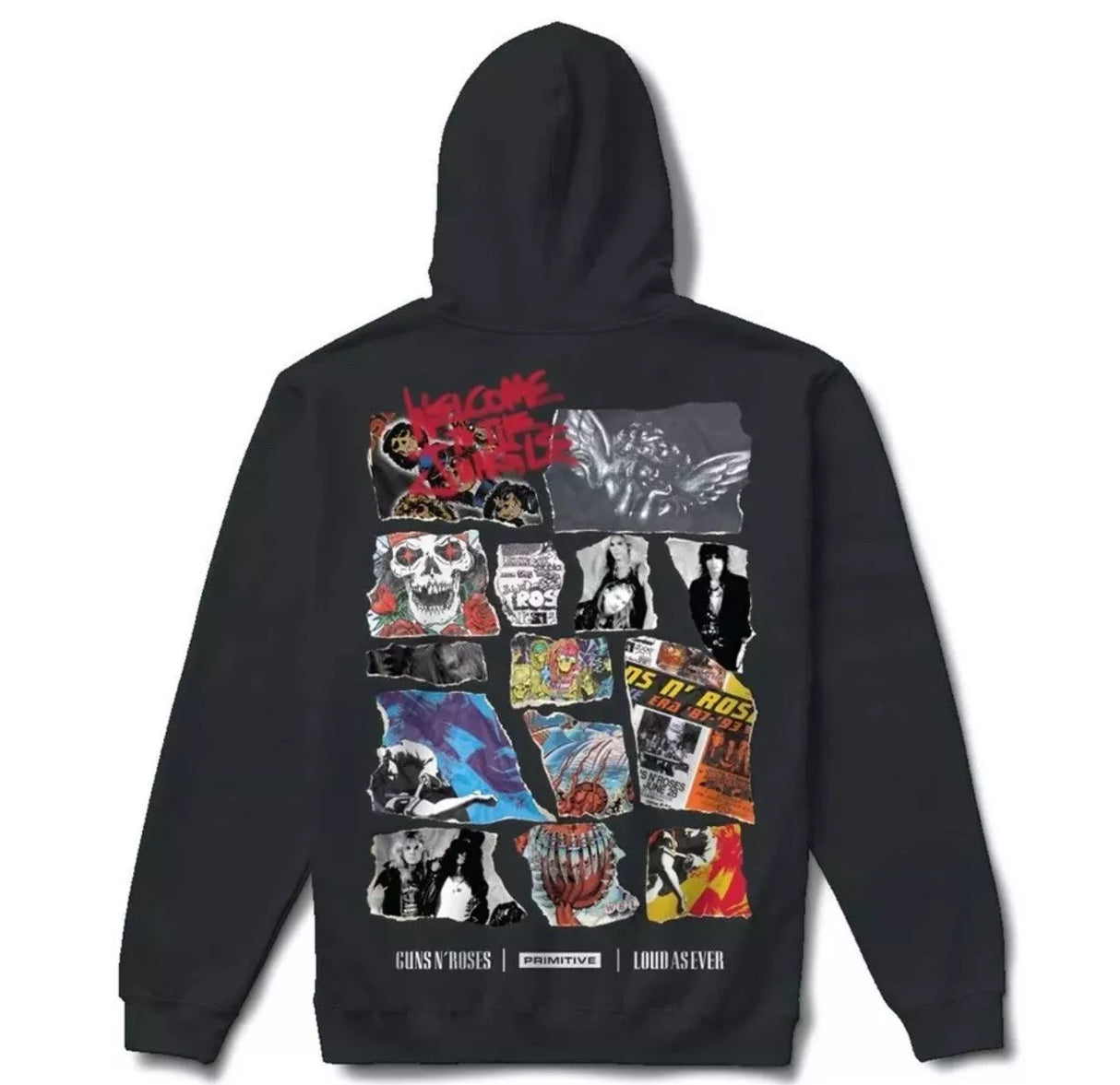 Primitive Sunset Black Hooded Sweatshirt