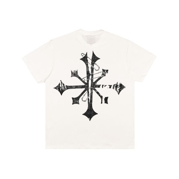 Disorder Safety Pin White S/s Shirt